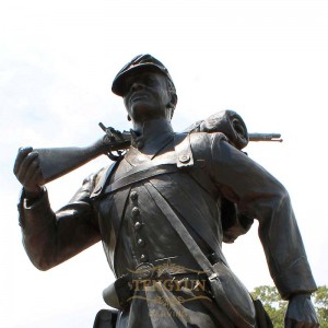 Custom Made Famous Figure Sculpture United States Colored Troops Memorial Statue