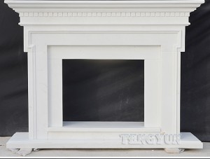 Cheap Fireplace Surround Mantel China Marble Modern Simple Western White Marble Fireplaces For Sale