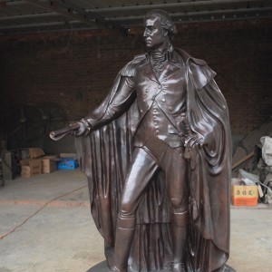 Bronze figure George Washington statue
