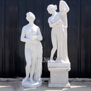 Outddor Garden Decor Life Size Marble Nude Sexy Girl Naked Sexy Lady Statue for Sale
