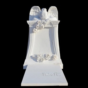 Famous Cemetery Weeping Sad Angel Marble Statue Tombstone Stone Kneeling Gravestone For Grave