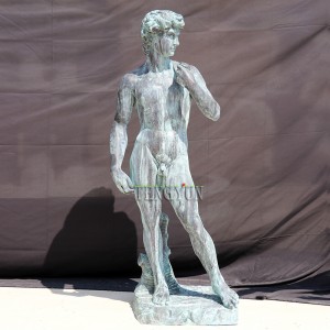 Custom Bronze David Statue Famous Greek Figure Sculpture For Sale