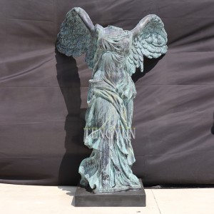 The goddess of Victory Headless Angel Statue The Winged Victory of Samothrace Bronze Sculpture