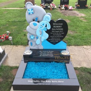 Cemetery Baby Boy Baby Headstone Teddy Bear Children Infant Baby Tombstone Prices