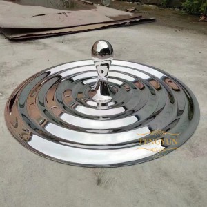 Indoor Decor Art Abstract Water Drop Statue Modern Design Stainless Steel Water Droplets Sculpture for Garden