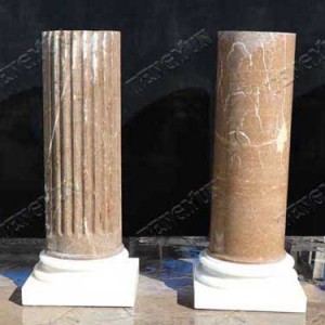 New Delivery for Beautiful Marble Pillar Hand Carved Columns Marble Indoor Decorative Marble Column