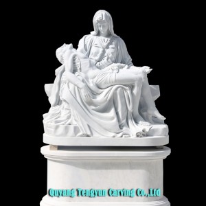 Large Size Marble Pieta Statue Religious Catholic Statue