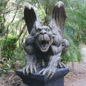 Buy Architecture Outdoor Decor Metal Gargoyles Statue Antique Brass Griffin Sculpture For Sale