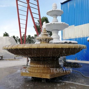 China factory  cheap price for Carving Granite Garden Marble Sculpture Water Fountain