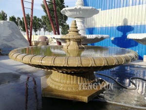 China factory  cheap price for Carving Granite Garden Marble Sculpture Water Fountain