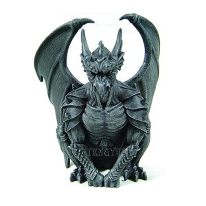 Large Resin Hanging Gargoyle Statues Overhead Door And Windows Griffin Sculptures Fiberglass Animal For Roofing Decoration