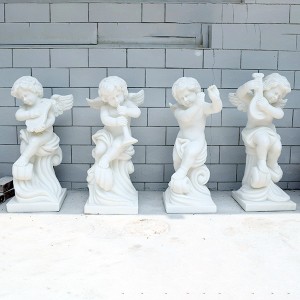 Greek angel statue children with wing statue