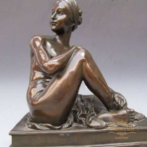 Life Size Sexy Nude Woman Bronze Naked Female Girl Sculpture For Sale
