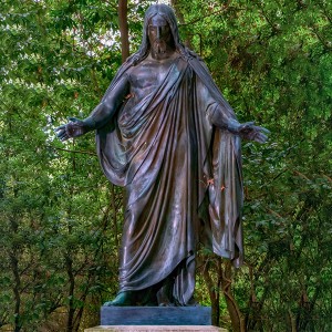 Bronze Jesus Christ blessing statue