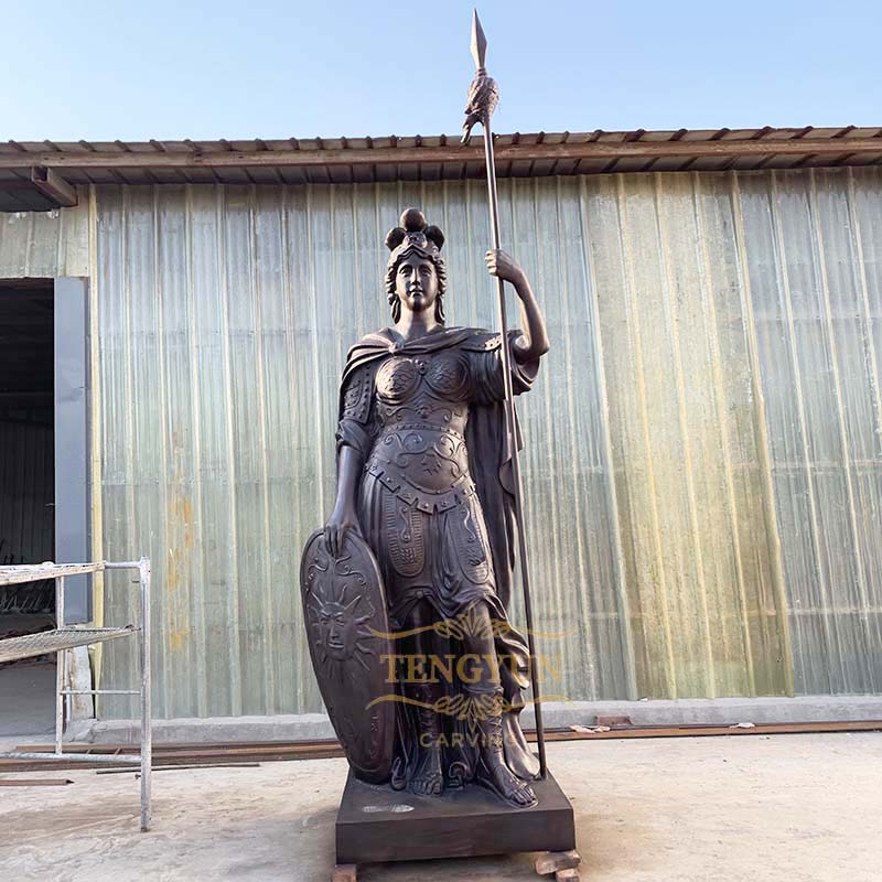 large size bronze warrior statue (3)