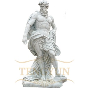 Fontana di Trev Marble Roman figure statue