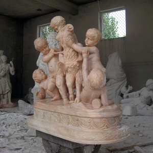Marble statue children angel statue