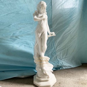 Marble Stone God Sculpture Greek Moon Goddess Female Statue for Indoor Decoration