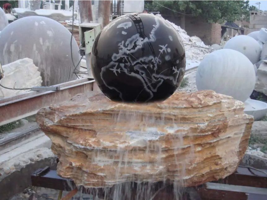How To Install Stone Rotating Sphere Water Fountain