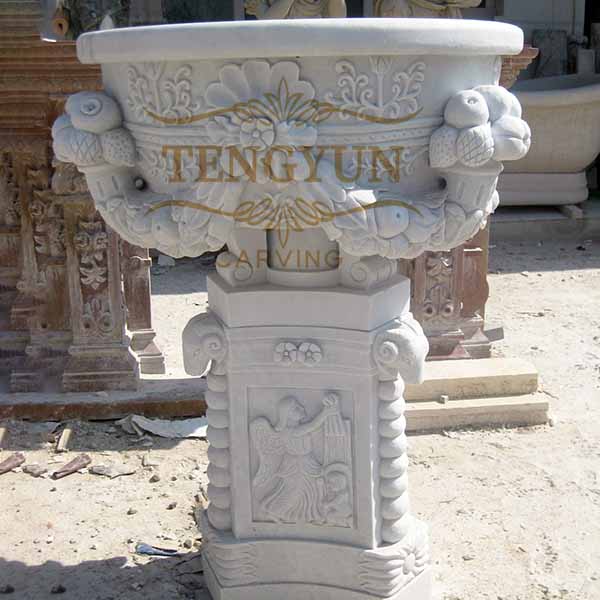 stone carving planter