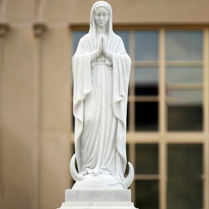 Marble statue Mother Virgin Mary statue