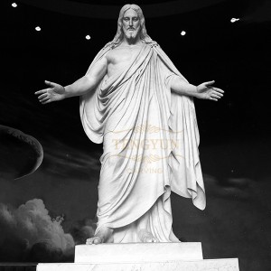 Stone figure statue stone Christian marble Jesus Christ statue