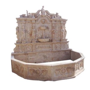 Factory best selling Antique Marble Wall Fountain High Quality Water Fountain for Garden
