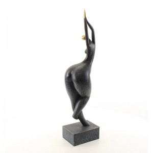 Bronze abstract decoration statue