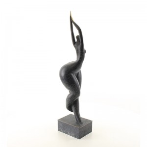 Bronze abstract decoration statue