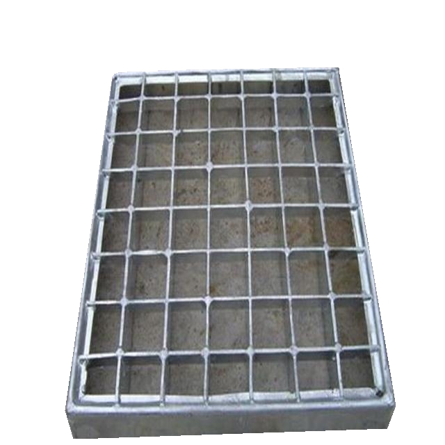 customized galvanized welded steel grill/grates floor storm drainage trench cover factory size of steel grating cover drainage d