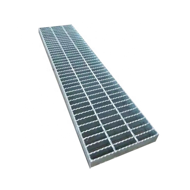 High quality 30×5 32×5 serrated stainless galvanized steel bar grating plate for floor