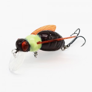Well-designed Braid To Fluoro Knot - Gorgons Fishing Lure Artificial Bee Crankbait Wobbler Wasp Insect Lure – Yuqu