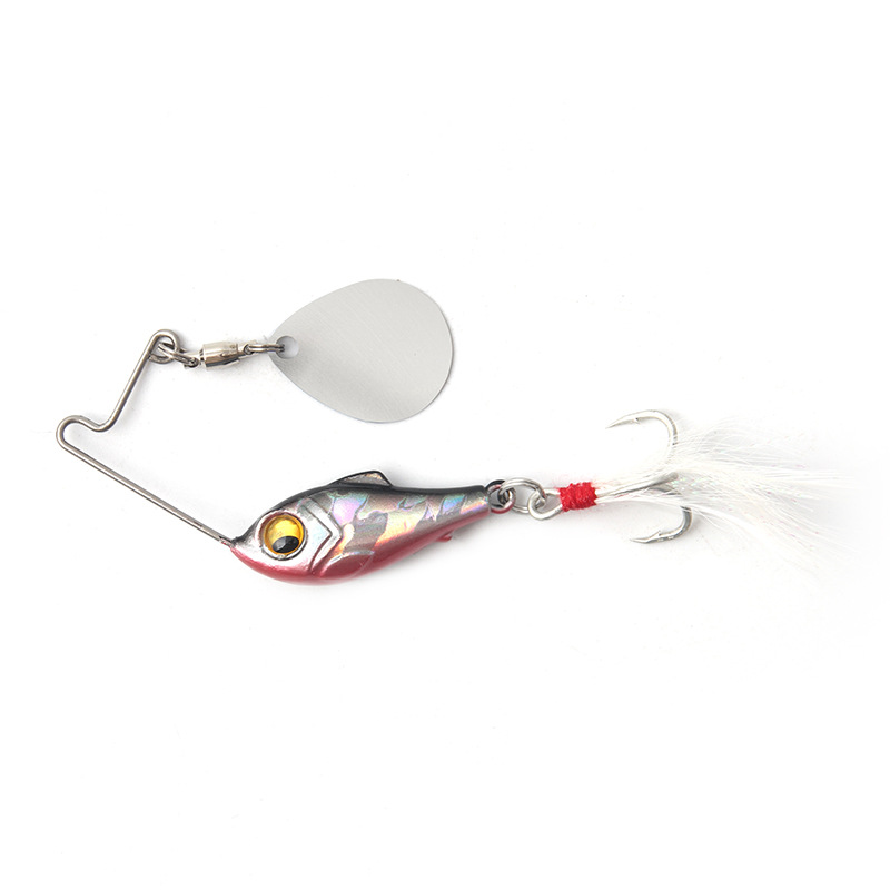 Fishing Lure Spoon 10g 25g 20.7g Saltwater Treble Feather Hooks Fishing Lures Spinner Baits
