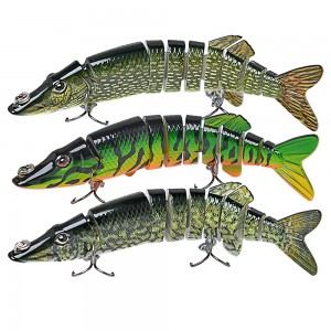 Super Lowest Price Jigging Spoons For Lake Trout - Multi Jointed Lure Swimbait 126mm 20g Life-Like Multi Jointed Lure – Yuqu