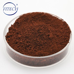 99.9% Nano 20-50nm Ferric Oxide Fe2O3 Powder Pigment