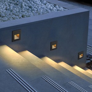 LED Wall Lamp Recessed Stair Light Indoor Outdoor Decoration Step Light Ladder Stairway Night light Corridor Wall Lamp
