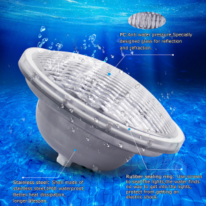 Hot Selling 12V Underwater Bulb Stainless Steel IP68 PAR56 Replacement LED Swimming Pool Light