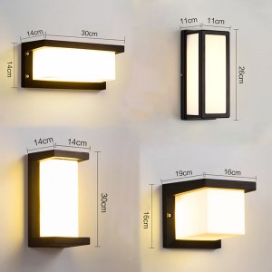 Modern Nordic Sconces OutDoor  Hotel LED Wall Lamp Outdoor Brackets Wall Mounted Ring Wall Light for Living Room  garden