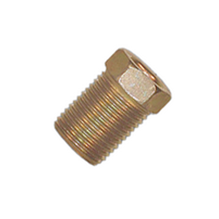 105L Inverted Flare Nut Steel Long SAE 7896 Brass Fittings