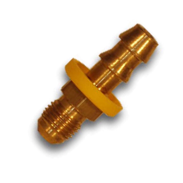 286 Hose To Male 37 Degree JIC Flare Brass Push Lok Adapter Connector Push On Hose Barb Fittings