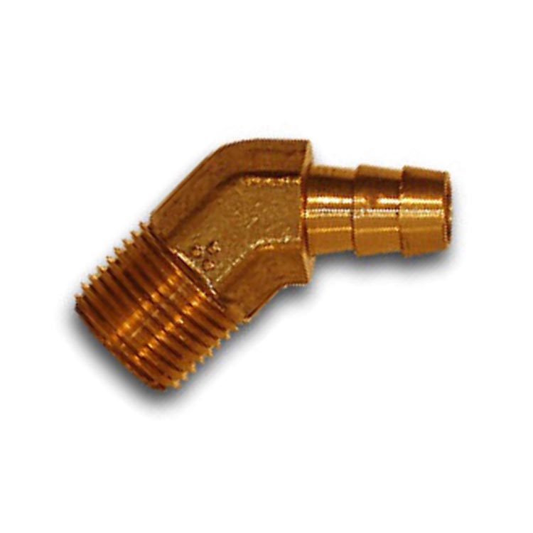 139 Hose Barbs to Male 45 Degree Elbow Forged Standard flexible conduit Adapter Connector Fittings 129 HBE1 KF-PS90 HE-1 29E 139