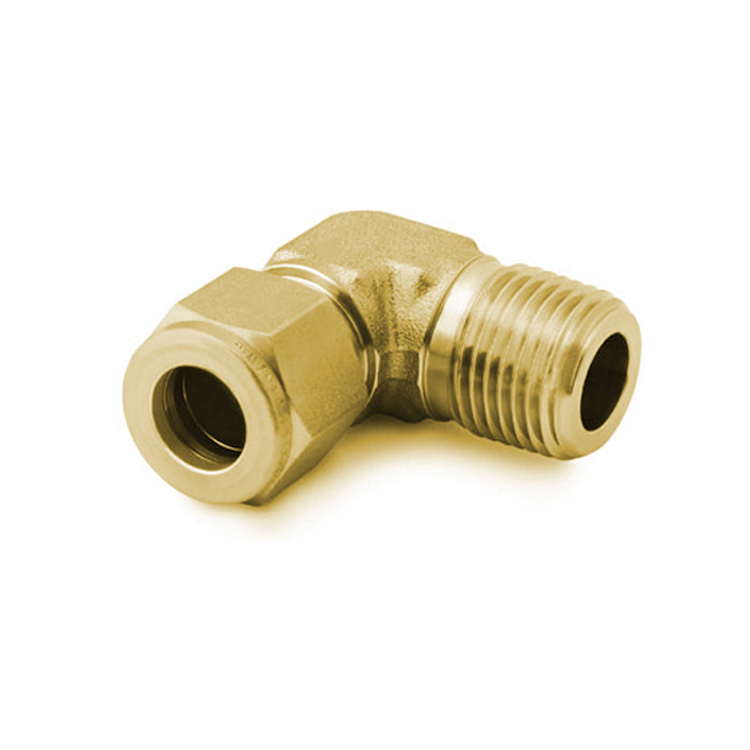 BDL Male Branch Tee Double ferrule Brass Compression Instrumentation Tube Fittings