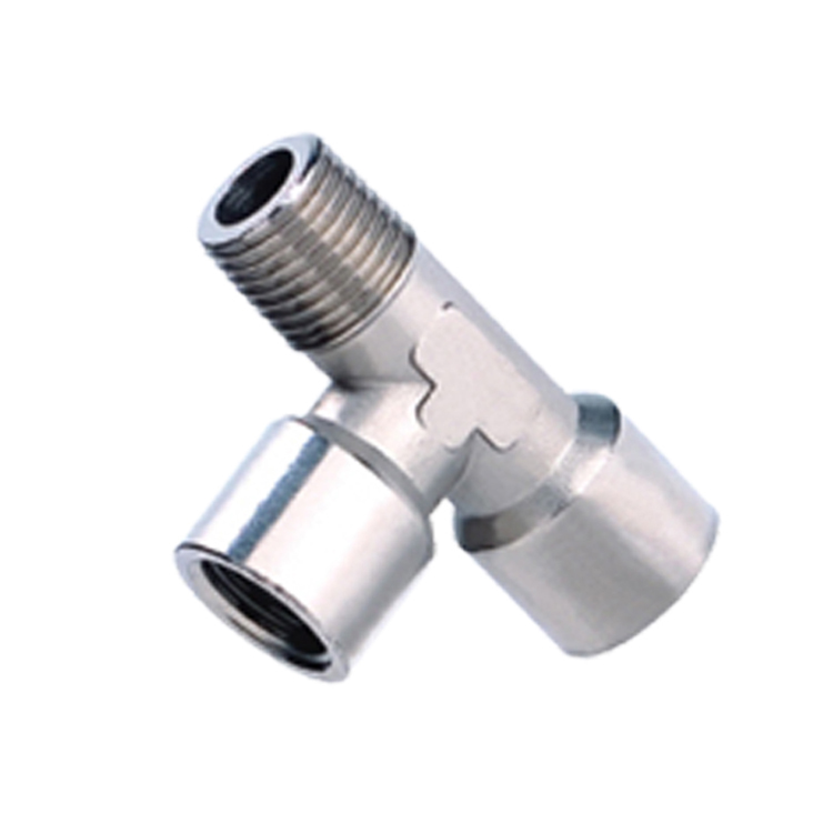 E750 Male Street Tee Euro Nickel Plated Brass Pipe Fittings & Adapter