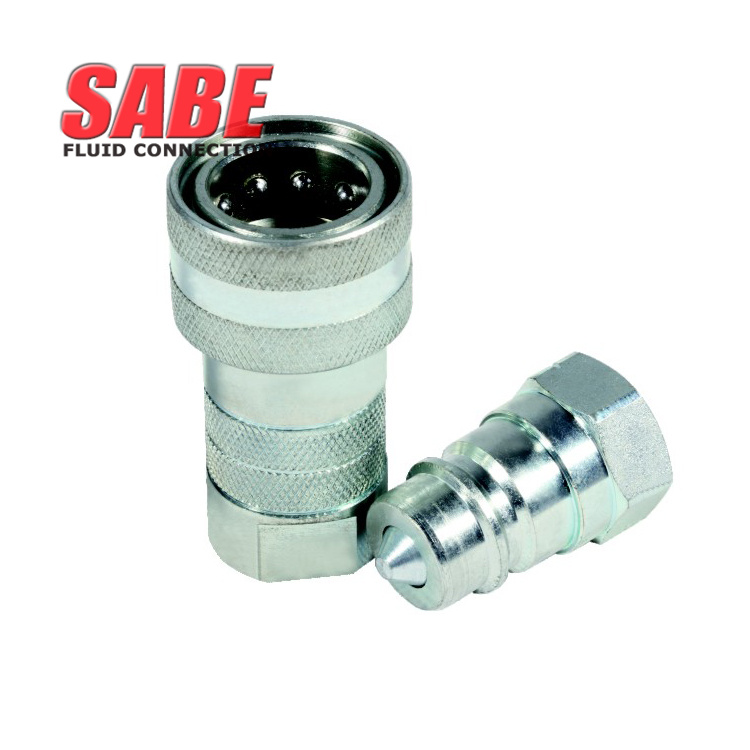 PC series couplings ISO 5657 Standard SS 316l Stainless steel npt hydraulic quick connect for steam Parker/Pioneer 4000, Safeway S20, Faster NV/NS, Stucchi IR, Snap-Tite 60, Dixon AG, Tuthill H-550...