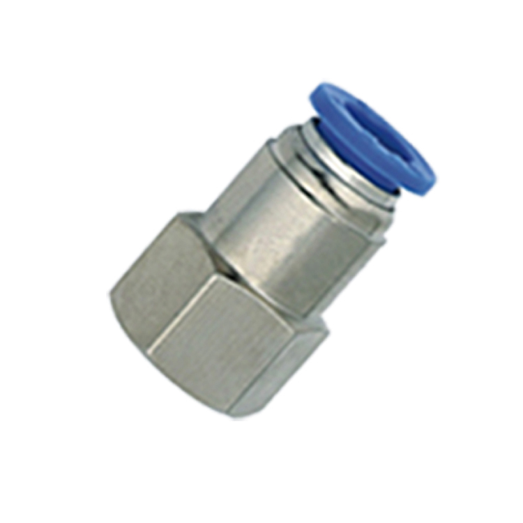 PF Female Straight Plastic Poly Push In Tube to Pipe Adapter Connector Fittings