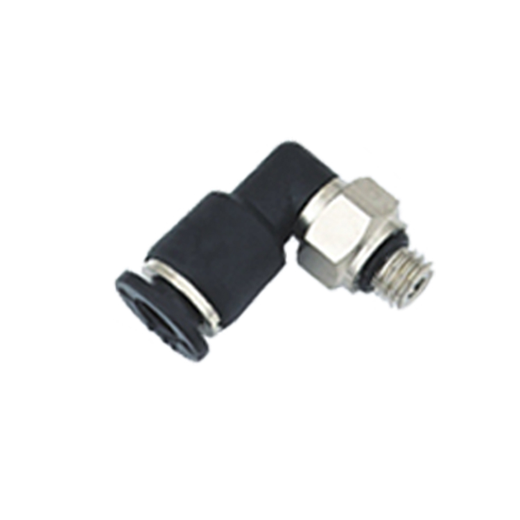 PL-C Compact Male Elbow Compact Push In Adapter Connector Mini Fittings