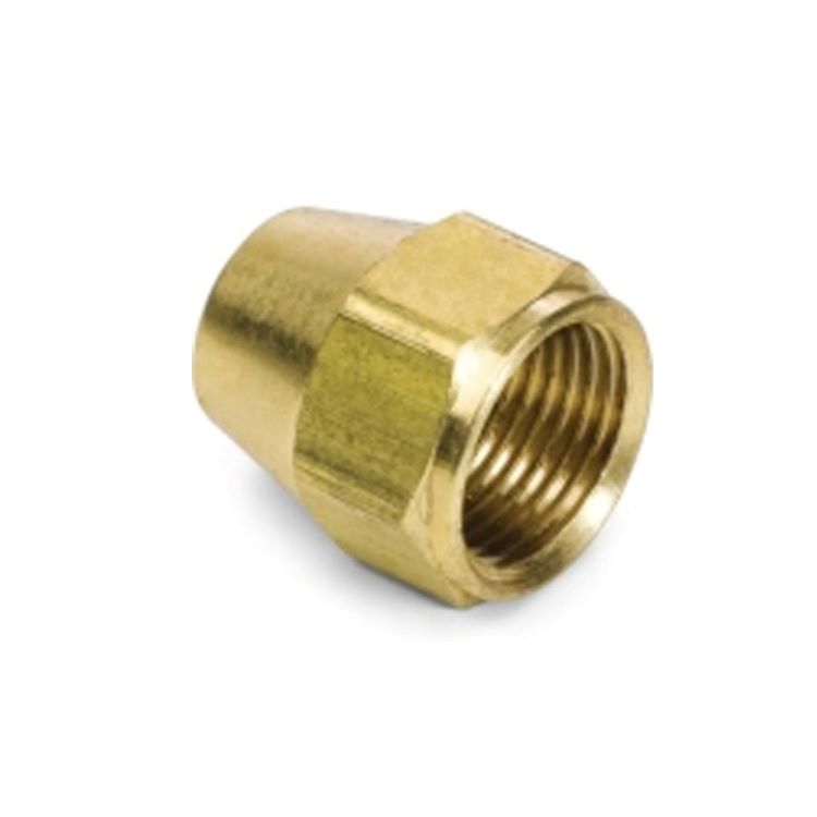 Parker - Brass Flared Tube Plug: 1/2″ Tube OD, 3/4-16 Thread, 45