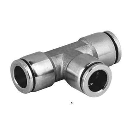 SUT Union Tee Stainless Steel Push In Adapter Connector Push To Connect Fittings