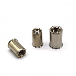 Wholesale Price Hexagon Blind Rivet Nut - Thin Head (Reduced Head) Round Body Open End Rivet Nut with Knurls – Fixpal