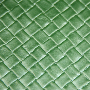 Synthetic PU Braided Leather Fabric PU Woven Leather Fabric For Bag Punch Pillow Woven PU Leather